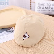 Mũ Beret Bh Kids, 100% Cotton, Thời Trang, Dễ Thương Cho Bé Cho Bé Từ 1 - 4 Tuổi - Bhs59