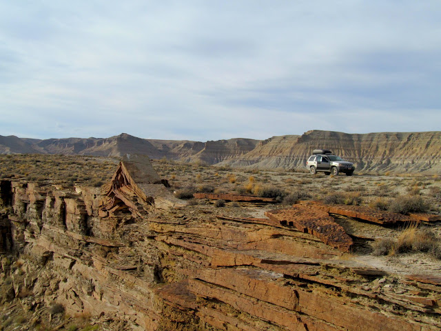 Uplift near the Sand Wash landing strip