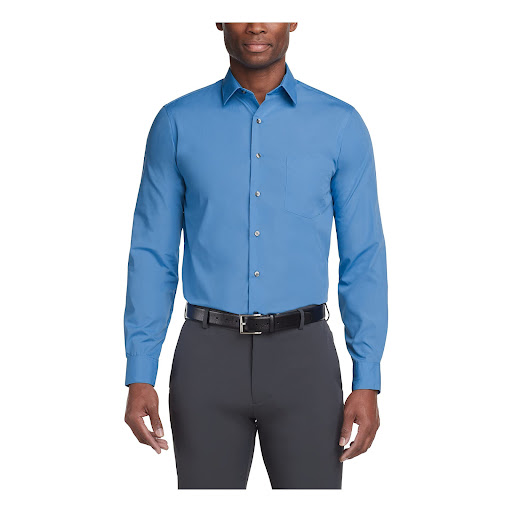 Title 6, Mens White Shirt Formal Wear Solid Color Class...