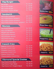 Diamond Tea And Fast Food menu 2