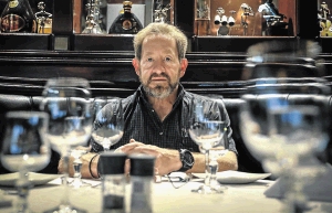 Saul Mervis, owner of The Grillhouse, in Rosebank, Johannesburg.