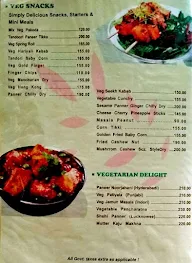 Sharveen Executive menu 2