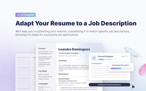 Ava: AI-Powered Job Search by Athyna