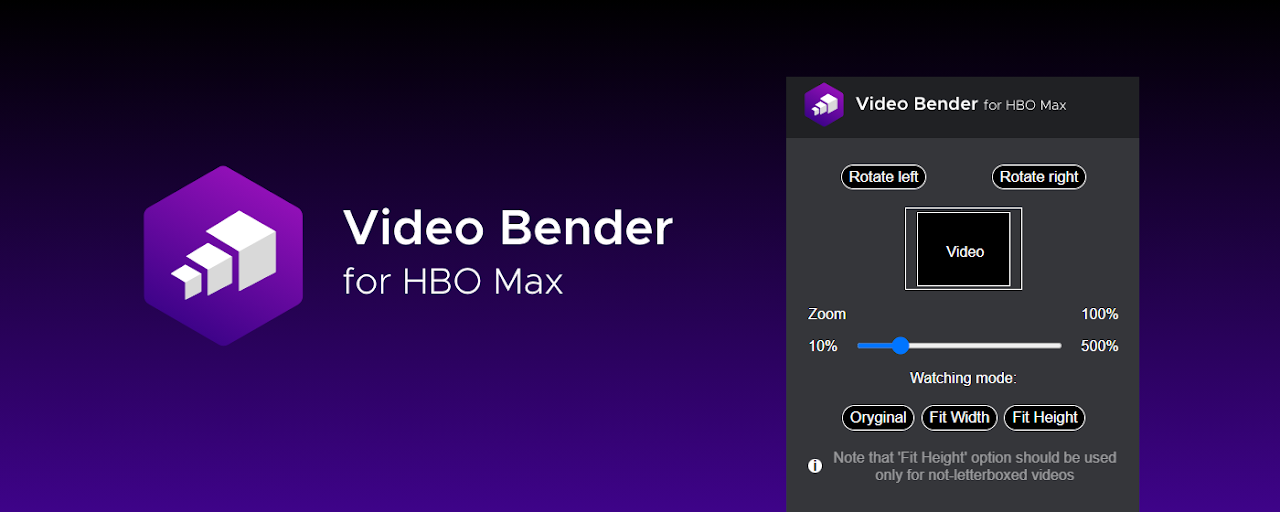 HBOMax Video Bender: rotate and zoom video Preview image 2