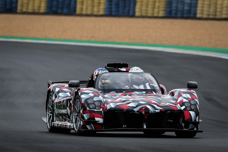 The GR Super Sport development model, in GR camouflage livery, completed a demonstration lap of Le Mans in 2020.