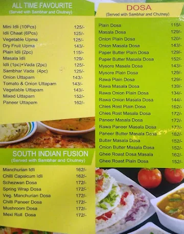 Dosa N Chutny menu 