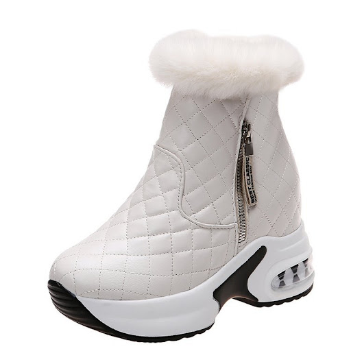 Title 6, Womens Platform Snow Boots Plush Short Tube Ve...