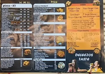 Pizza27 menu 