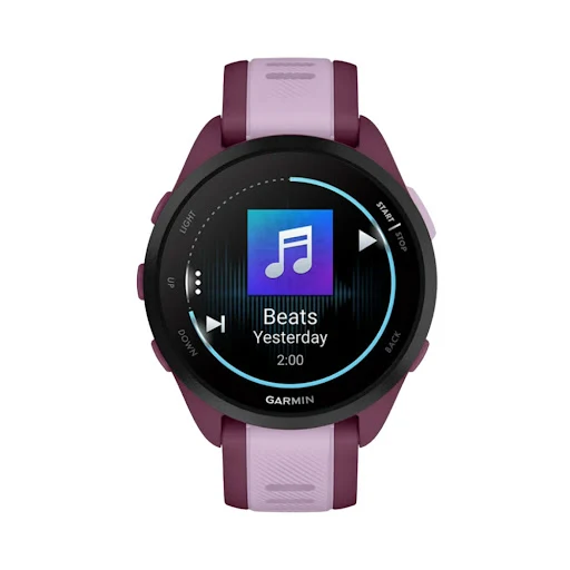 Đồng hồ Garmin Forerunner 165 Music, GPS, WiFi, Hồng Fuchisa/San Hô,SEA/KOR (010-02863-B3)