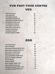 Vishal Vivek fast food centre menu 5