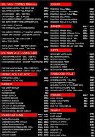 Shawarma Doner menu 3