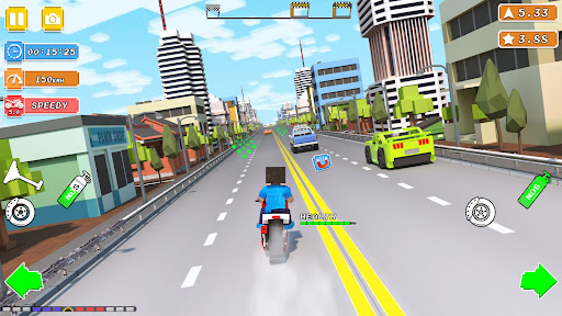 Screenshot Blocky Bike Rider: Moto Racing