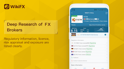 Screenshot WikiFX-Broker Regulatory APP