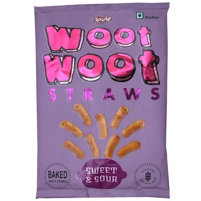 Spyke Woot Woot Straws - Sweet & Sour - 54 gm