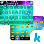 Cover Image of ดาวน์โหลด Neon Ambient Kika Keyboard 2.0 APK