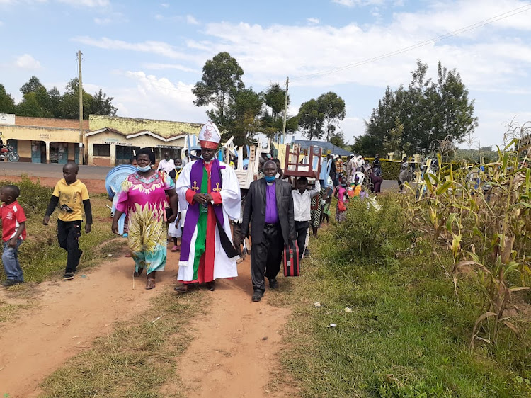 Alliance of Registered Churches of Kenya ARCK chairman Bishop Samuel Welimo.