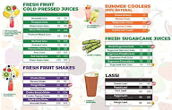 The Juice Nation menu 1