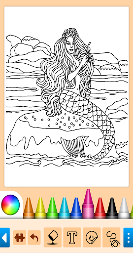 Coloring game for girls and women screenshots 9