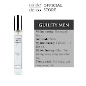 Tinh Dầu Nước Hoa Dạng Xịt Code Deco Guility Pour Homme 10Ml, Trẻ Trung, Gợi Cảm, Nam Tính, Tiện Lợi, Nhỏ Gọn