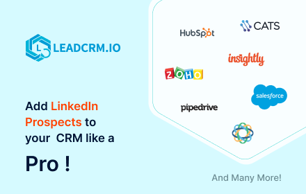 LeadCRM | integrate Web with CRM small promo image