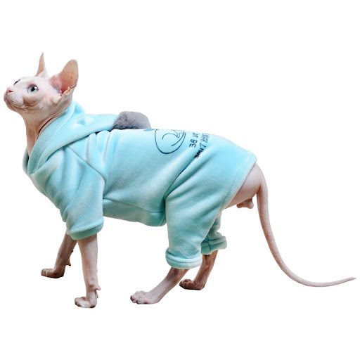 Title 2, Winter Warm Silver Fox Fleece Hooded Four-legge...