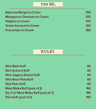 Norway Ice Cream menu 3