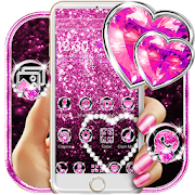 Pink Diamond Glitter Theme 1.1.2 Icon