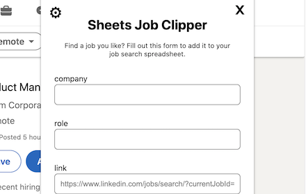 Sheets Job Clipper Preview image 0