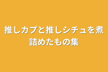 推しカプと推しシチュを煮詰めたもの集