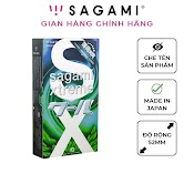 Bao Cao Su Sagami Spearmint - Kéo Dài Thời Gian - Bcs Hương Bạc Hà - 01 Hộp