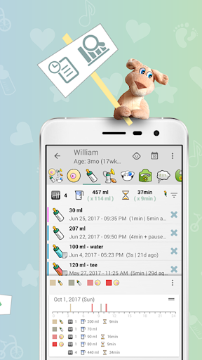 Screenshot Baby Care Tracker