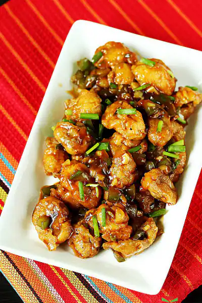 Mushroom Manchurian Dry