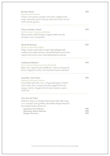 Taftoon Bar & Kitchen menu 