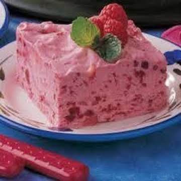 Rich and Creamy Frozen Berry Dessert- Quick & Easy