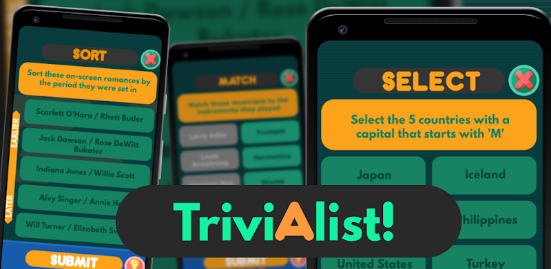 Trivialist —  Offline Trivia Quiz Game