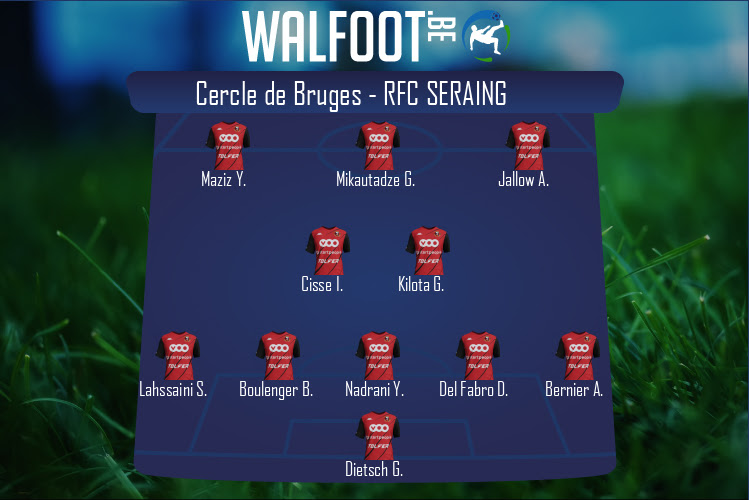 Composition RFC Seraing | Cercle de Bruges - RFC Seraing (14/12/2021)