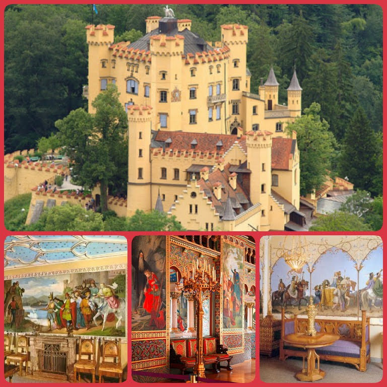 Bajorország - bajor kastélyok és várak: Hochenschwangau-i kastély