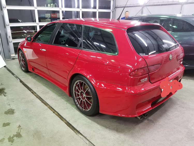 156スポーツワゴンの洗車、コーティングに関するカスタム事例の投稿画像2枚目