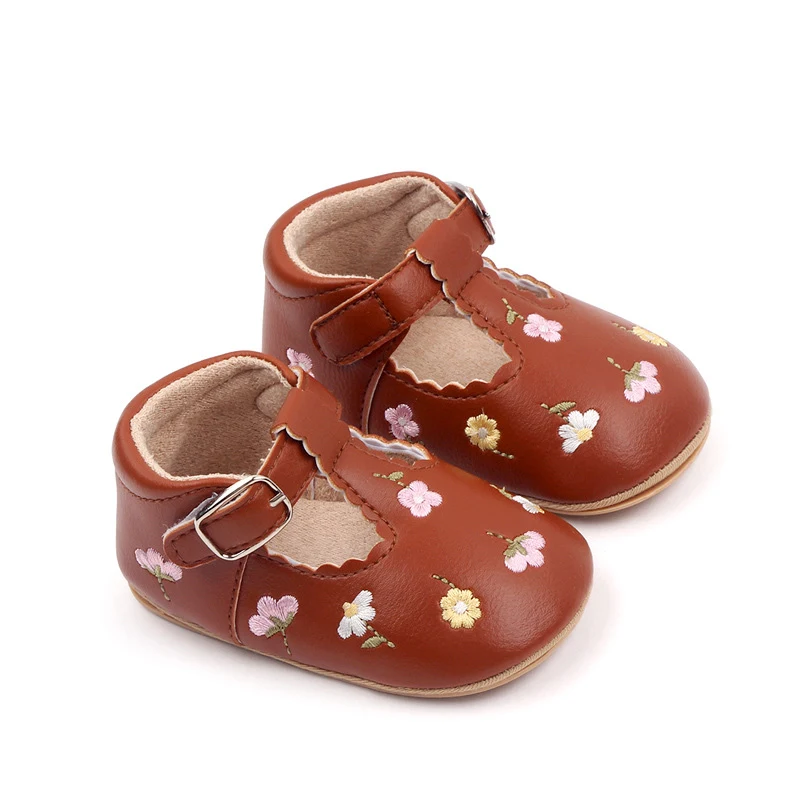 Title 3, Chaussures pour bébé fille avec broderie de fle...