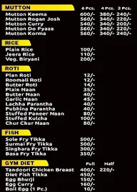 A 1 Kitchen menu 2