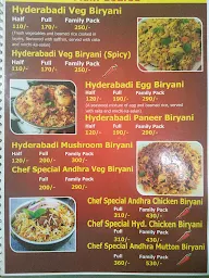 The Hyderabadi Biryani House menu 1