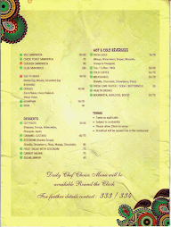 Silver Spoon Restaurant menu 4