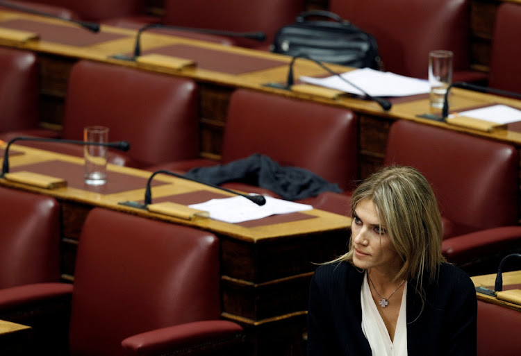 Suspended European parliament vice-president Eva Kaili in Athens, Greece, November 4 2011. Picture: YIORGOS KARAHALIS/REUTERS