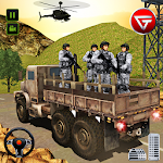 Cover Image of Baixar Simulador de motorista de caminhão do exército dos EUA 1.0.2 APK