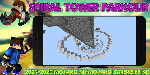 Maps Spiral Tower Parkour - Parkour Levels
