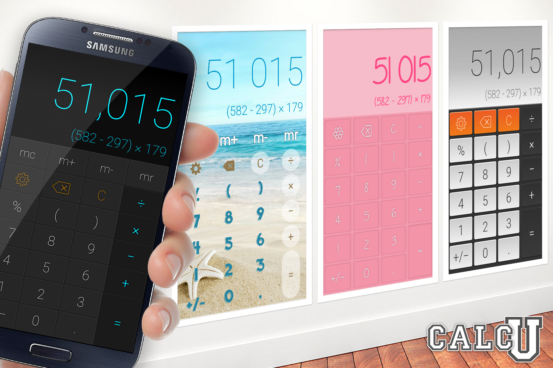 Android application Stylish Calculator - CALCU™ screenshort