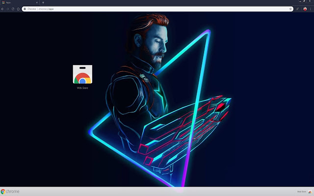 Captain America Art chrome extension