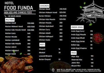 Food Funda Non-Veg & Chinese menu 