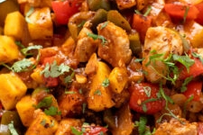 Hawaiian Chicken over Coconut Rice
