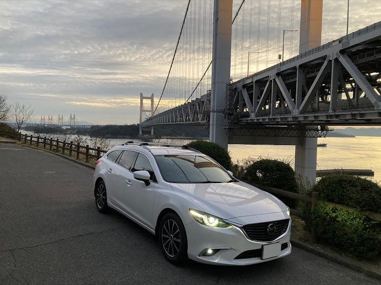 アテンザワゴンのプチドライブ・瀬戸内海の夕焼け・瀬戸大橋記念公園・鷲羽山展望台・水島コンビナートに関するカスタム事例の投稿画像2枚目